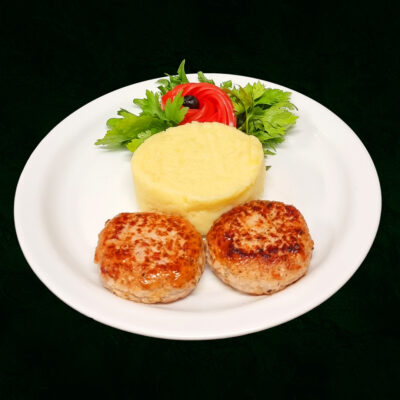 Kana kotletid kartulipudruga