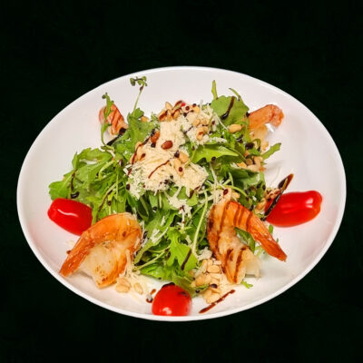 Rukola salat krevettidega