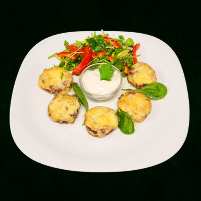 Täidetud šampinjonid